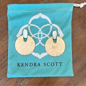 Kendra Scott Gold Disc Earrings